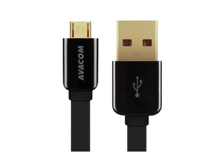 AVACOM MIC-120K kabel USB - Micro USB, 120cm, černá - AVACOM DCUS-MIC-120K