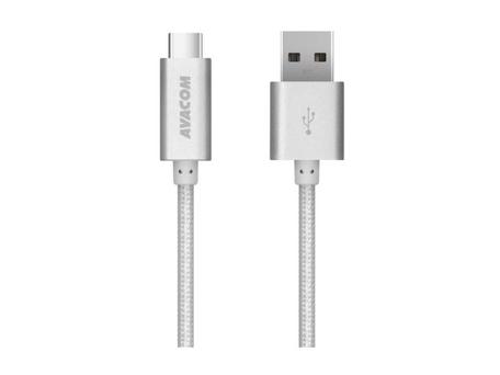 AVACOM TPC-100S kabel USB - USB Type-C, 100cm, stříbrná - AVACOM DCUS-TPC-100S