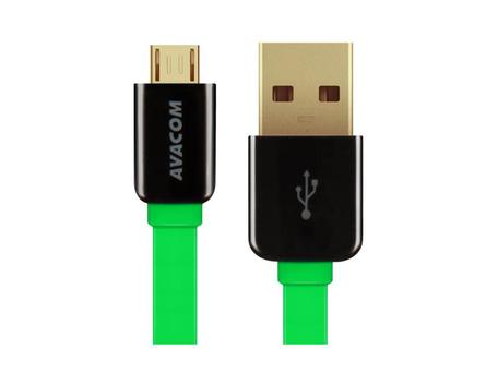 AVACOM MIC-40G kabel USB - Micro USB, 40cm, zelená - AVACOM DCUS-MIC-40G