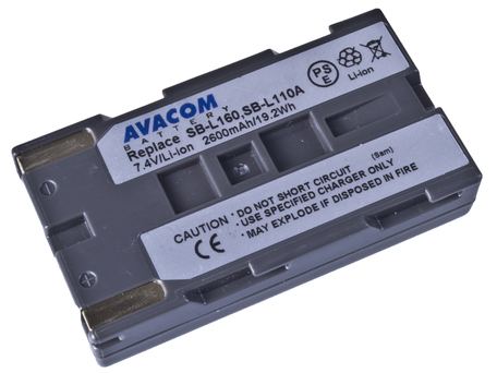 Avacom Baterie do videokamery Samsung Baterie Samsung Sb-l160 Li-ion 7.4V 2600mAh 19.2Wh