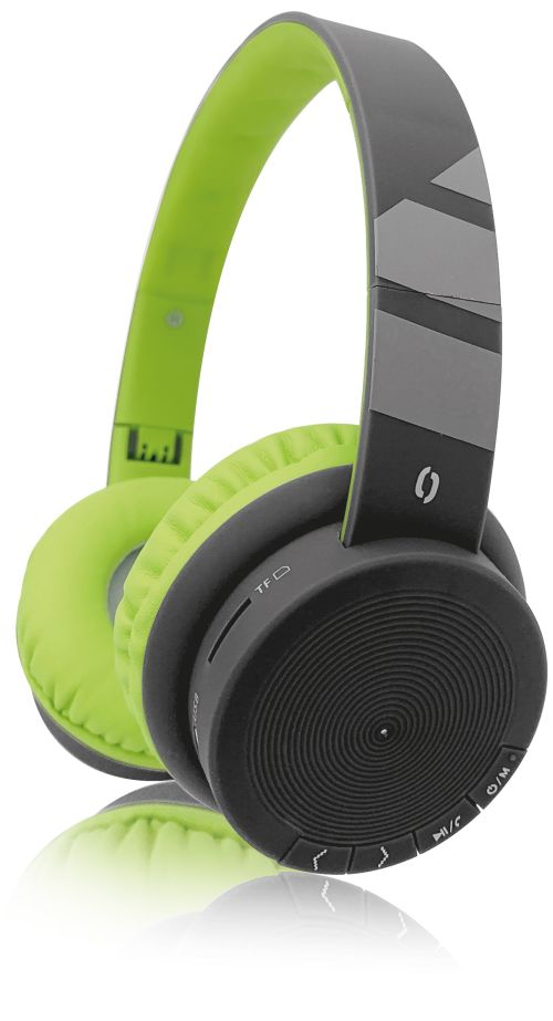 Levně Bluetooth sluchátka Aligator Ah02 zelená