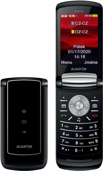 Aligator DV800 Dual Sim černá