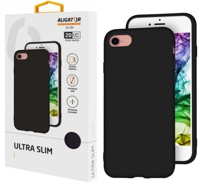 Pouzdro Aligator Ultra Slim iPhone 12 mini, Black