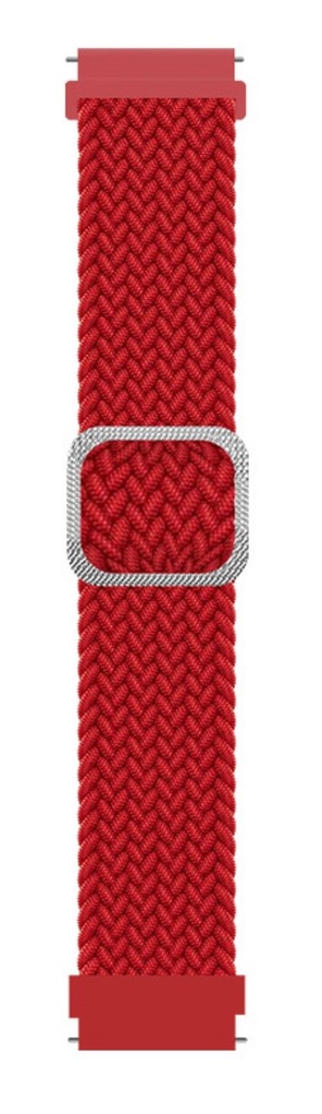 Aligator řemínek textilní 22mm, červený 22AW014
