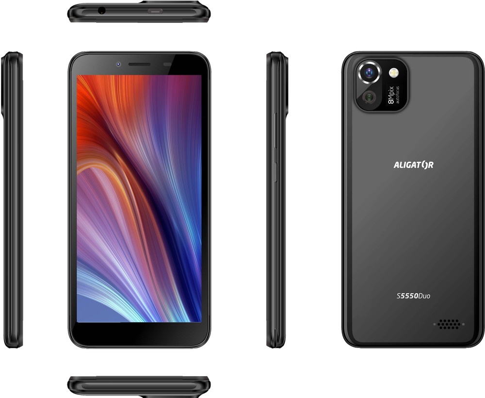 Levně Aligator smartphone S5550 Duo 16Gb Black