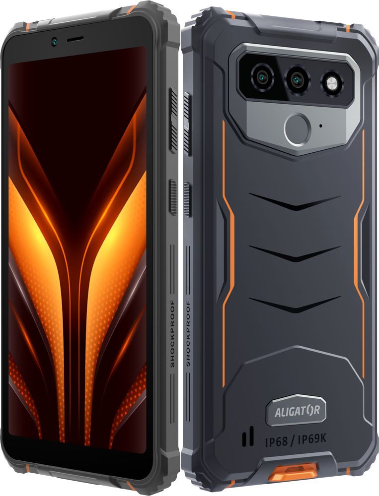 Levně Aligator smartphone Rx850 eXtremo 64Gb Black Orange
