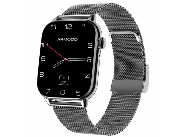 Levně Armodd chytré hodinky Prime černá s kovovým řemínkem + silikonový řemínek