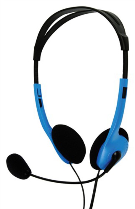 Levně basicXL Stereo headset, modrý