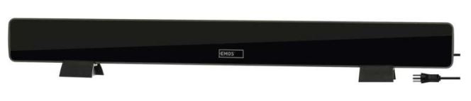 Pokojová anténa EMOS EM-300, 0–25 km DVB-T2