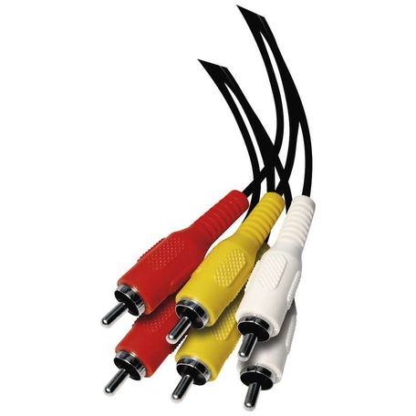 Levně Emos cinch Rca kabel Sb4201 3Rca/m - 3Rca/m 1,5M
