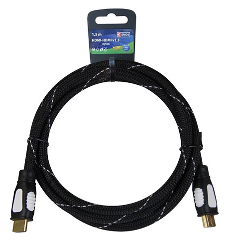 Emos SL0301 HDMI kabel 1.5m NYLON ECO