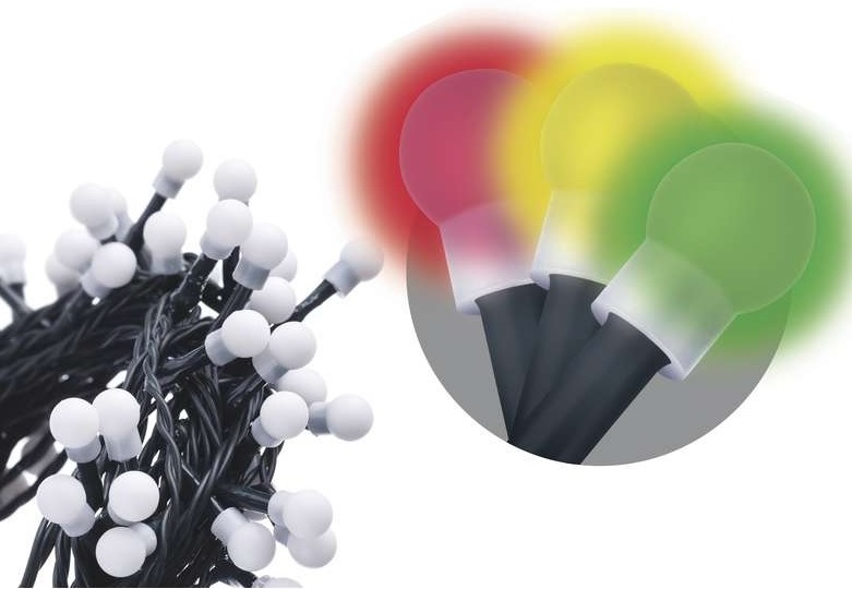 Emos Zy1612t 480 Led dekor. osvětlení - kulička 48M multicolor, časovač