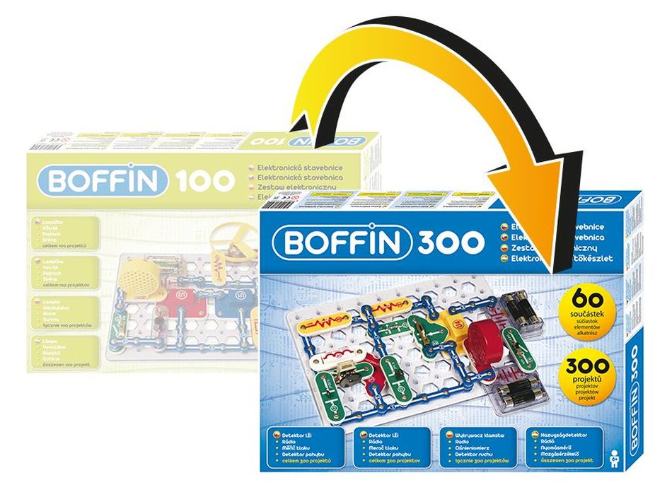 Boffin stavebnice 100 - rozšíření na Boffin 300