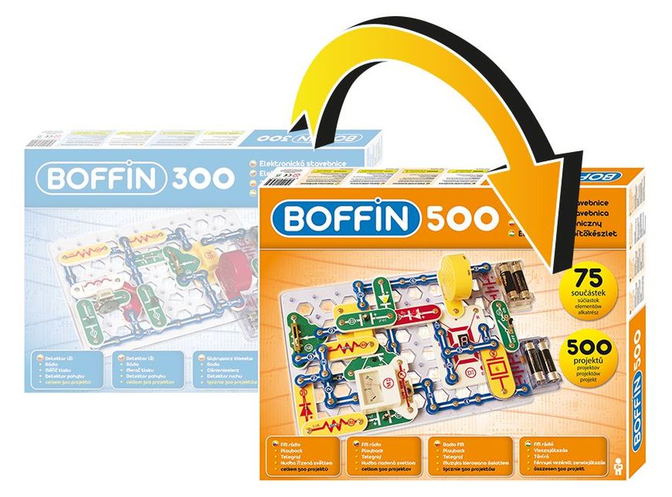 Boffin stavebnice 300 - rozšíření na Boffin 500