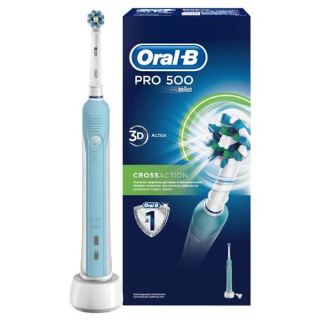 Levně Oral-b elektrický zubní kartáček Pro 500 Cross Action