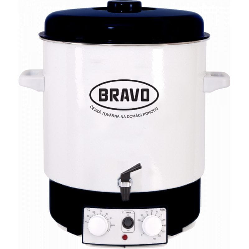 Levně Bravo B-4514 s ventilem smalt, bílý