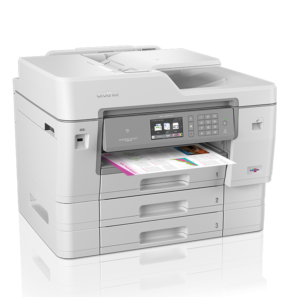 Brother inkoustová multifunkční tiskárna Mfc-j6957dw, A3 tiskárna/kopírka/skener/fax, 30ppm, tisk na šířku, duplexní tisk, síť, Wifi, dotykový Lcd