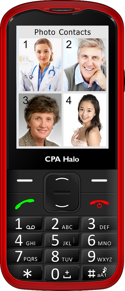 Levně Cpa Halo mobilní telefon 18 červený