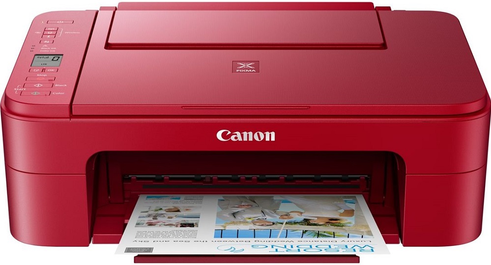 Levně Canon inkoustová multifunkční tiskárna Pixma Ts3352 Červená