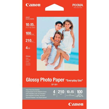 Levně Canon papír do tiskárny fotopapír lesklý 10x15 cm