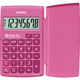 Levně Casio kalkulačka Lc 401 Lv/ Pk pink petite Fx