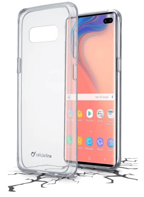 Levně Cellularline pouzdro na mobil zadní Clear Duo pro Samsung Galaxy S10+