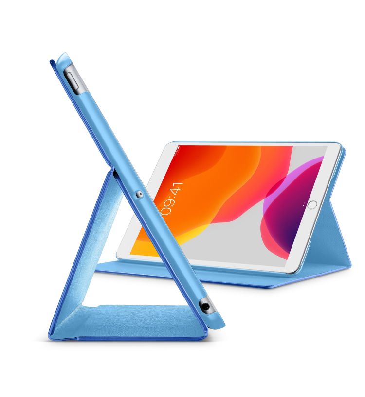 Levně pouzdro na tablet Pouzdro se stojánkem Cellularline Folio pro Apple iPad 10,2" (2019/2020), modré