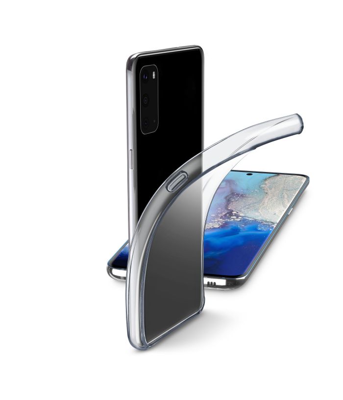 Levně Cellularline pouzdro na mobil Extratenký zadní kryt Fine pro Samsung Galaxy S20, bezbarvý Finecgals11et