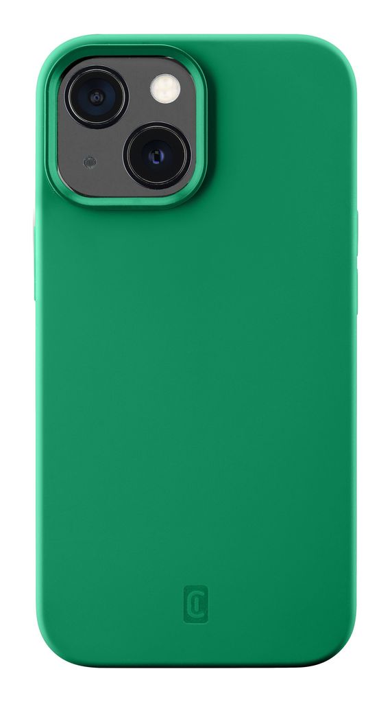 Levně pouzdro na mobil Ochranný silikonový kryt Cellularline Sensation pro Apple iPhone 13, zelený