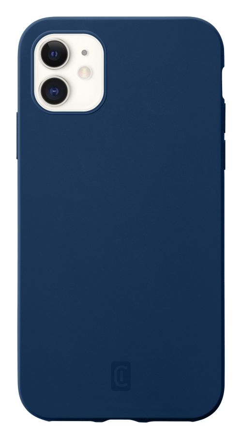 Levně pouzdro na mobil Ochranný silikonový kryt Cellularline Sensation pro Apple iPhone 12 mini, navy blue