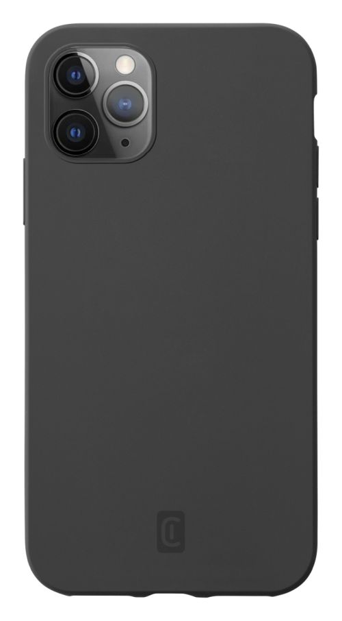 Levně pouzdro na mobil Ochranný silikonový kryt Cellularline Sensation pro Apple iPhone 12/12 Pro, černý
