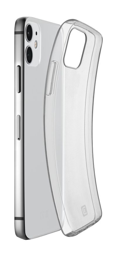 Levně pouzdro na mobil Extratenký zadní kryt Cellularline Fine pro Apple iPhone 12 mini, transparentní