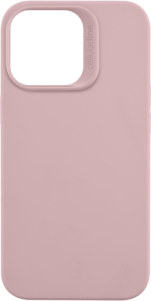 Levně pouzdro na mobil Ochranný silikonový kryt Cellularline Sensation pro Apple iPhone 14 Pro, růžový