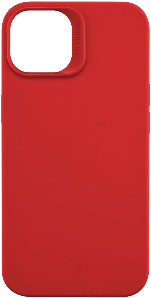 Levně pouzdro na mobil Ochranný silikonový kryt Cellularline Sensation pro Apple iPhone 14, červený