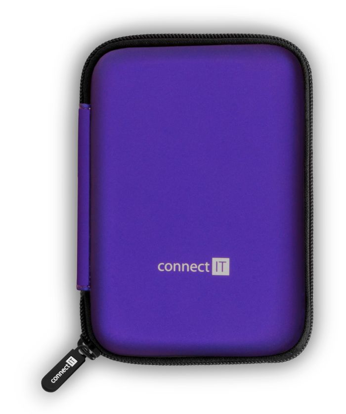 Connect IT HardShellProtect pevné skořepinové ochranné pouzdro na 2,5" HDD, modré, CFF-5000-BL - Connect IT HardShellProtect 2.5" modré CFF-5000-BL