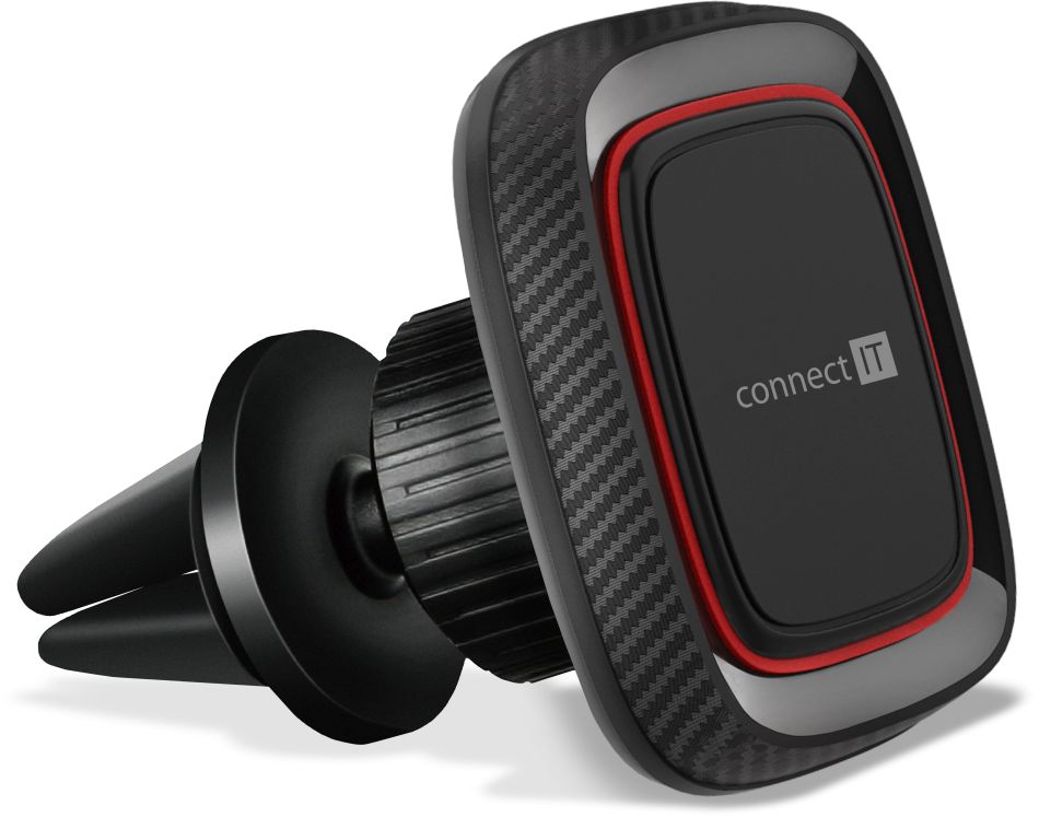 Levně Connect It držák na mobil Incarz 4Strong360 Carbon univerzální magnetický držák do auta Cmc-4045-rd