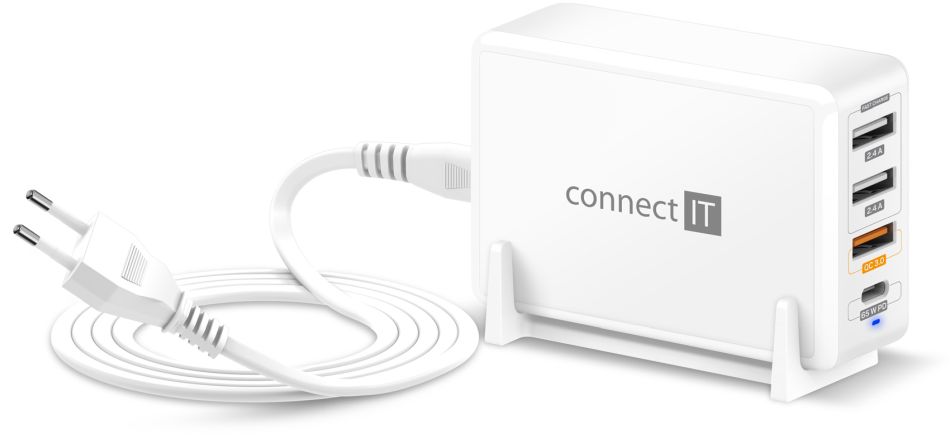Levně nabíječka pro mobil Nabíječka Connect It Cwc-4090 - neoriginální bílá