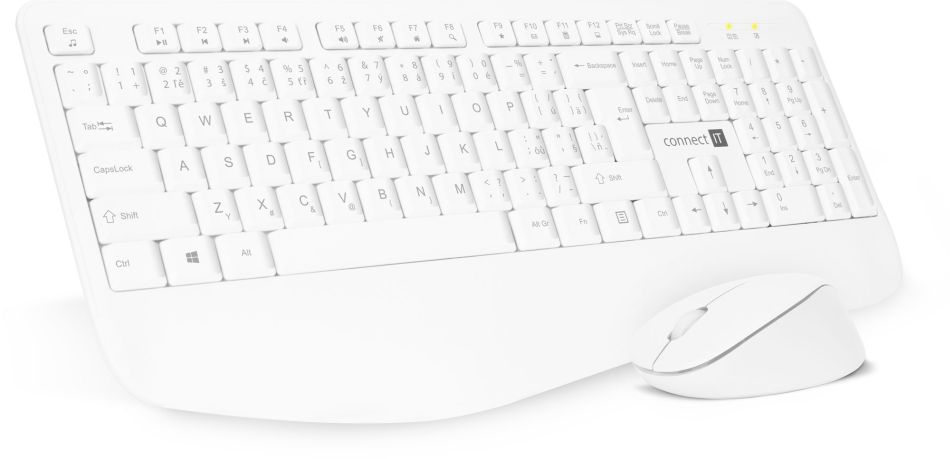Levně Connect It klávesnice Combo, bílá (CKM-7804-CS)