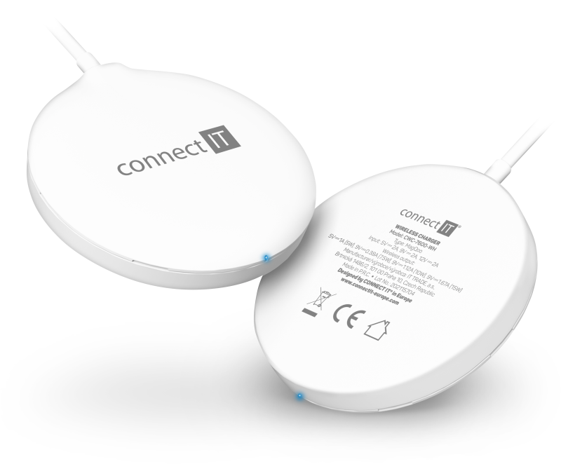 Levně Connect It nabíječka pro mobil Cwc-7600-wh Magsafe nabíječka