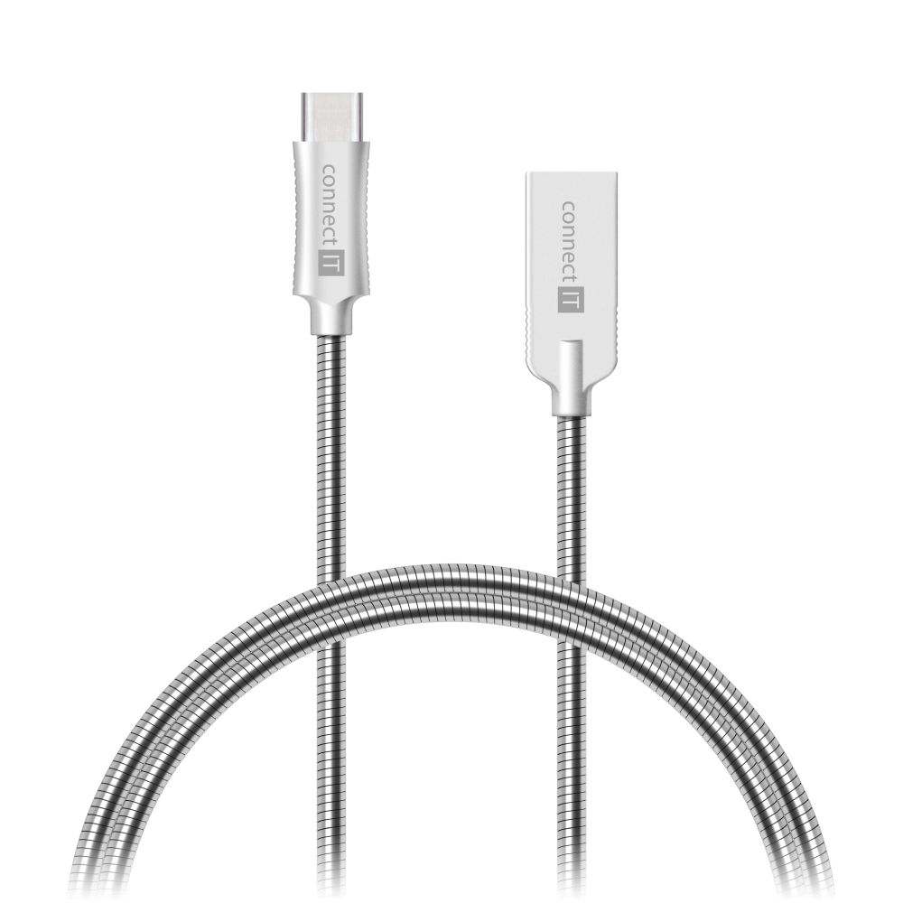 Connect IT CCA-5010-SL USB-C (Type C) - USB, 1m, stříbrný
