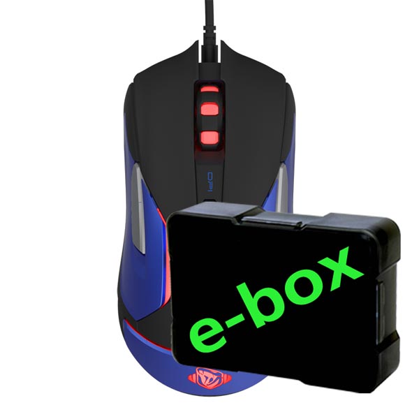 Levně E-blue myš Myš Auroza Gaming V2, herní, e-box