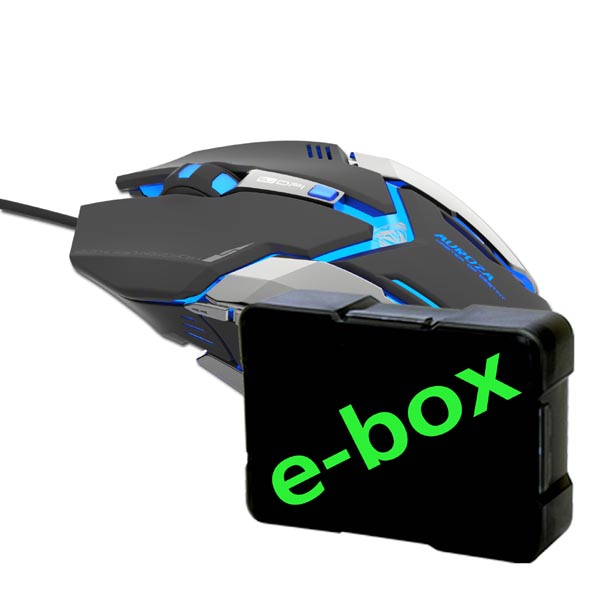 Levně E-blue myš Myš Auroza Gaming, černá 49551