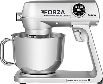 Levně Ecg kuchyňský robot Forza 6600 Metallo Argento
