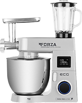 Levně Ecg kuchyňský robot Forza 7800 Ultimo Argento
