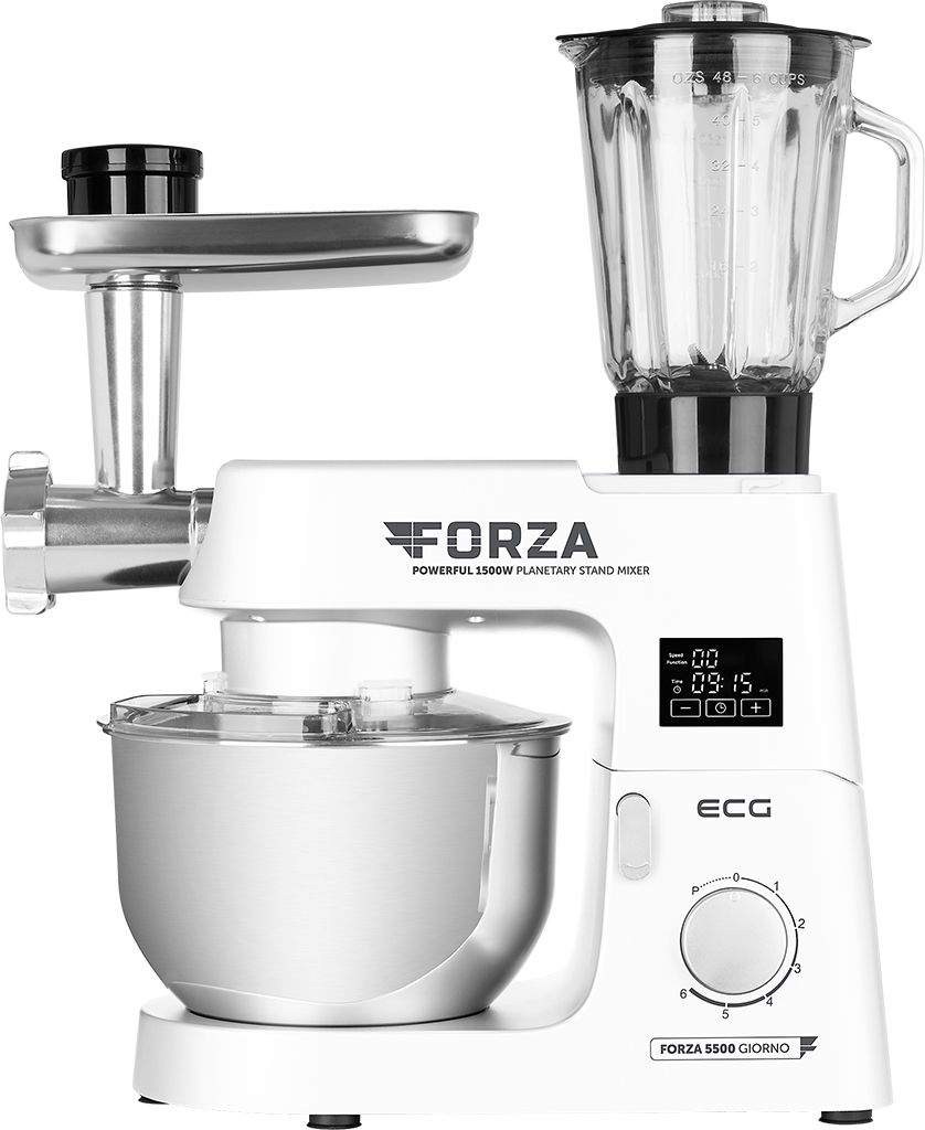 Levně Ecg kuchyňský robot Forza 5500 Giorno Bianco