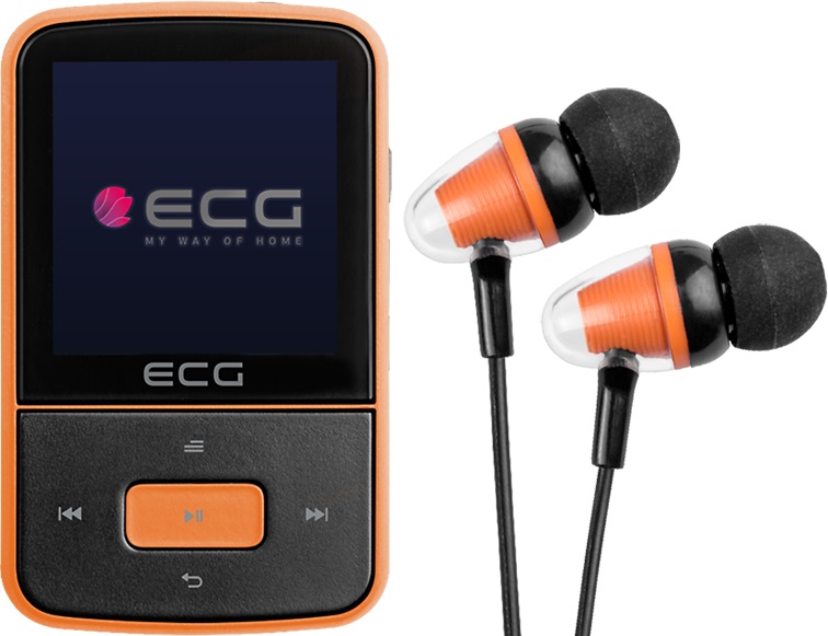 ECG PMP 30 8GB černý/oranžový