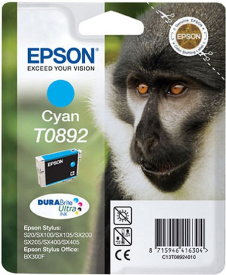 Levně Epson inkoust T0892 Cyan, C13t08924011