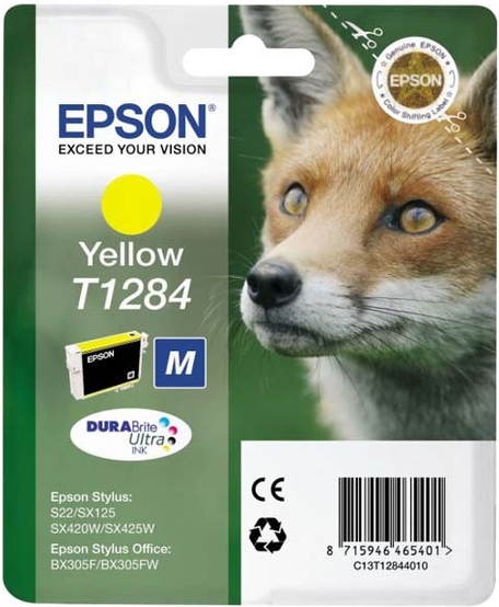 Levně Epson inkoust T1284 Yellow, C13t12844012