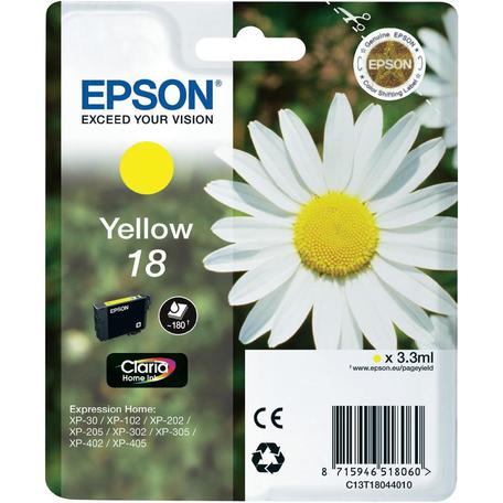 Levně Epson inkoust T1804 Yellow, C13t18044012