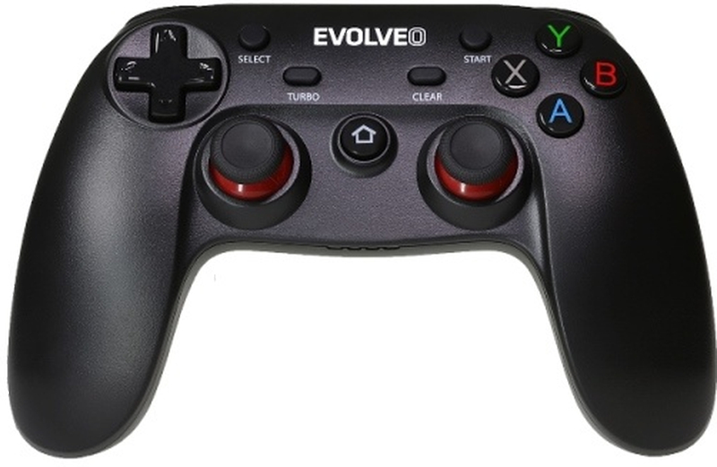 Evolveo gamepad Fighterf1,bezdrátový gamepad pro Pc